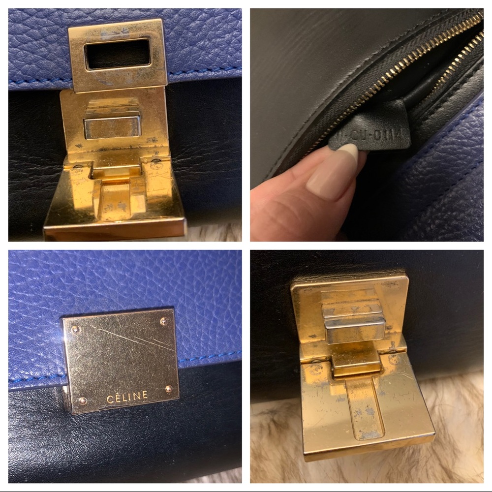 Céline Trapeze Tricolor Bag - Picture 8 of 8